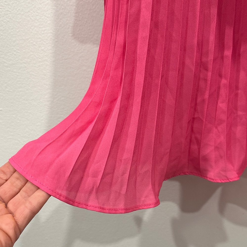 NWT! Lulu's Strapless Pink Tiered Dress - Picture 6 of 15